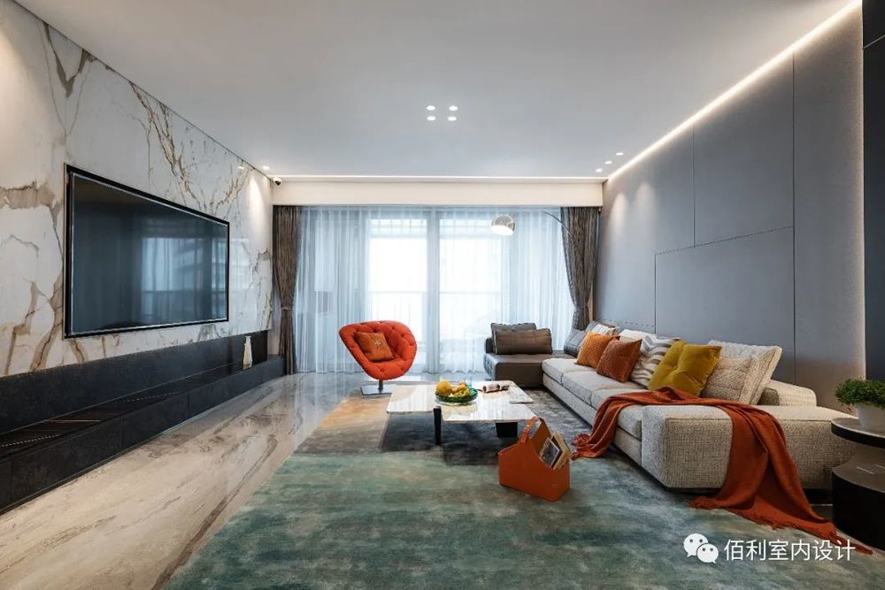 自然向往的自由空间——210㎡海府一号现代简约设计