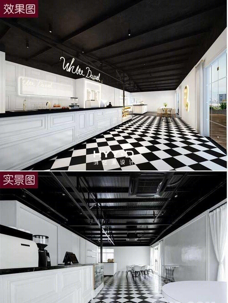 摩登时代 | Insco 咖啡室内设计，郑鸿的黑白工业风