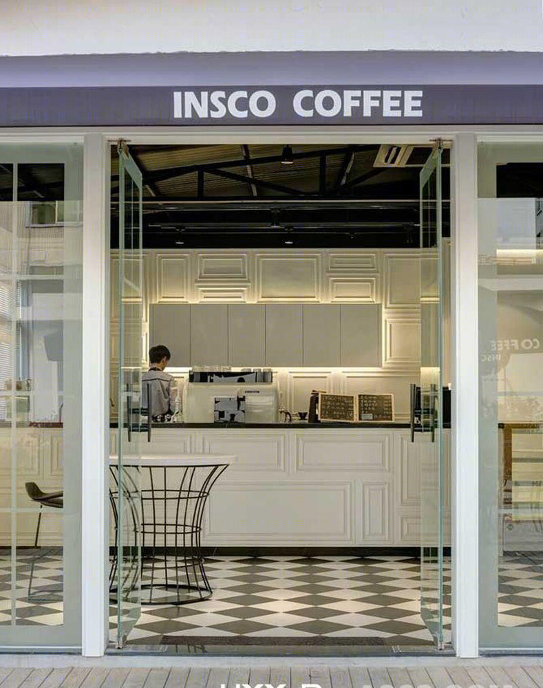 摩登时代 | Insco 咖啡室内设计，郑鸿的黑白工业风