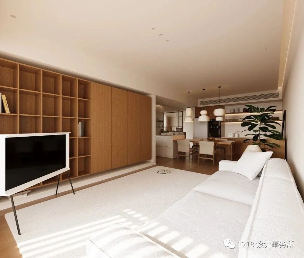 1218 设计 | 150m²原木风二手房改造，温馨舒适！