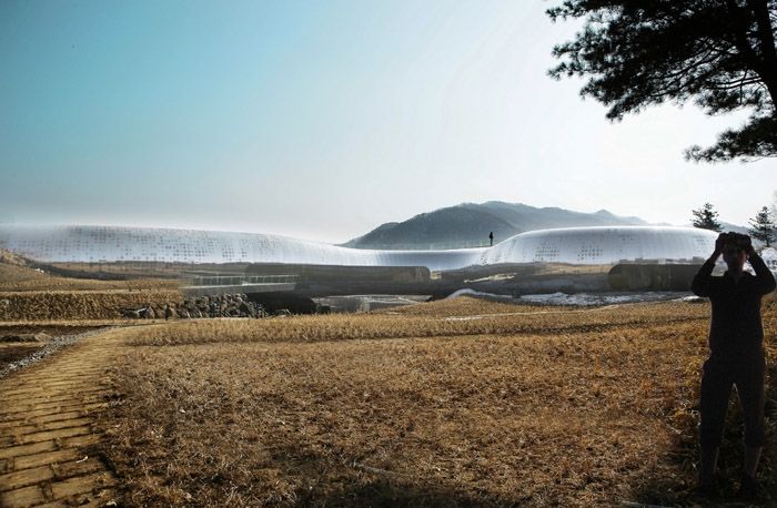 韩国史前文化博物馆——嵌入山体的时空之旅