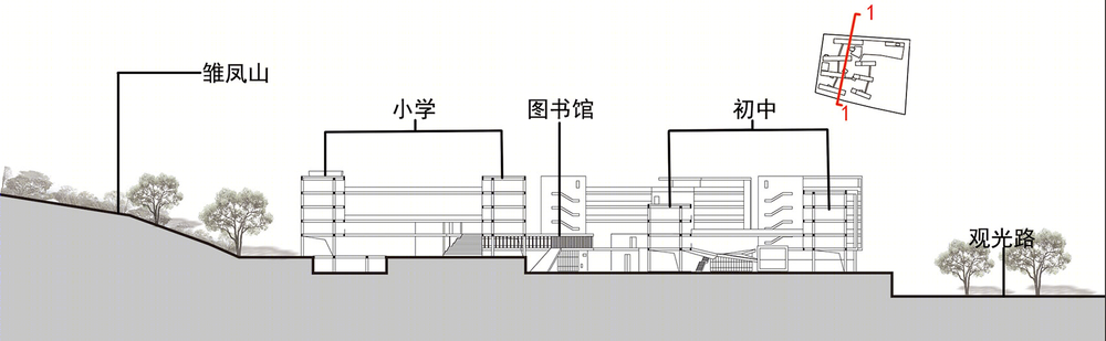 深圳光明新区凤凰学校 | 绿色生态校园，打造多元学习空间