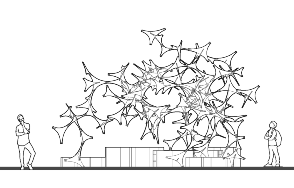 飛鳥集 · SWARM Pavillion | 人工智能创造的鸟群艺术装置