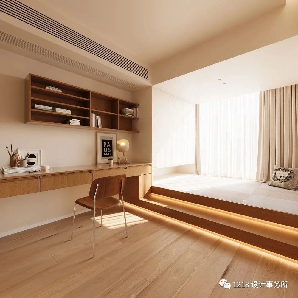 1218 设计 | 150m²原木风二手房改造，温馨舒适！