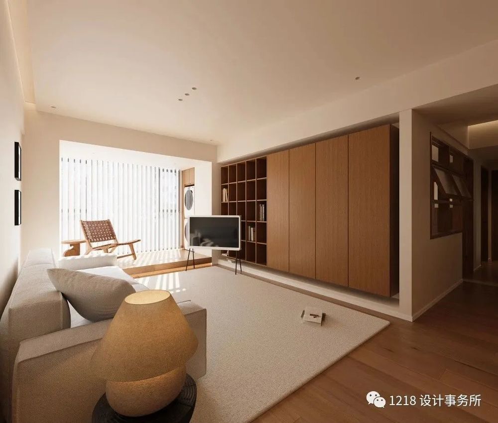 1218 设计 | 150m²原木风二手房改造，温馨舒适！