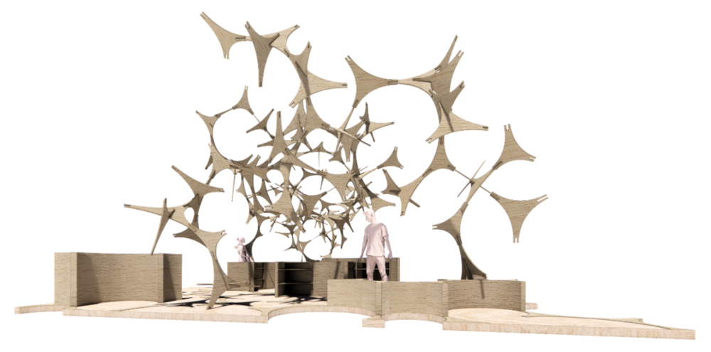 飛鳥集 · SWARM Pavillion | 人工智能创造的鸟群艺术装置