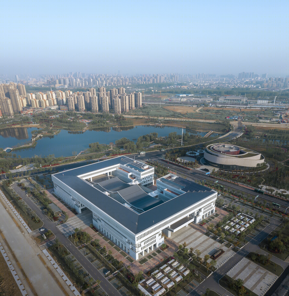 合肥肥东县政务服务中心——现代徽派阳光政务空间