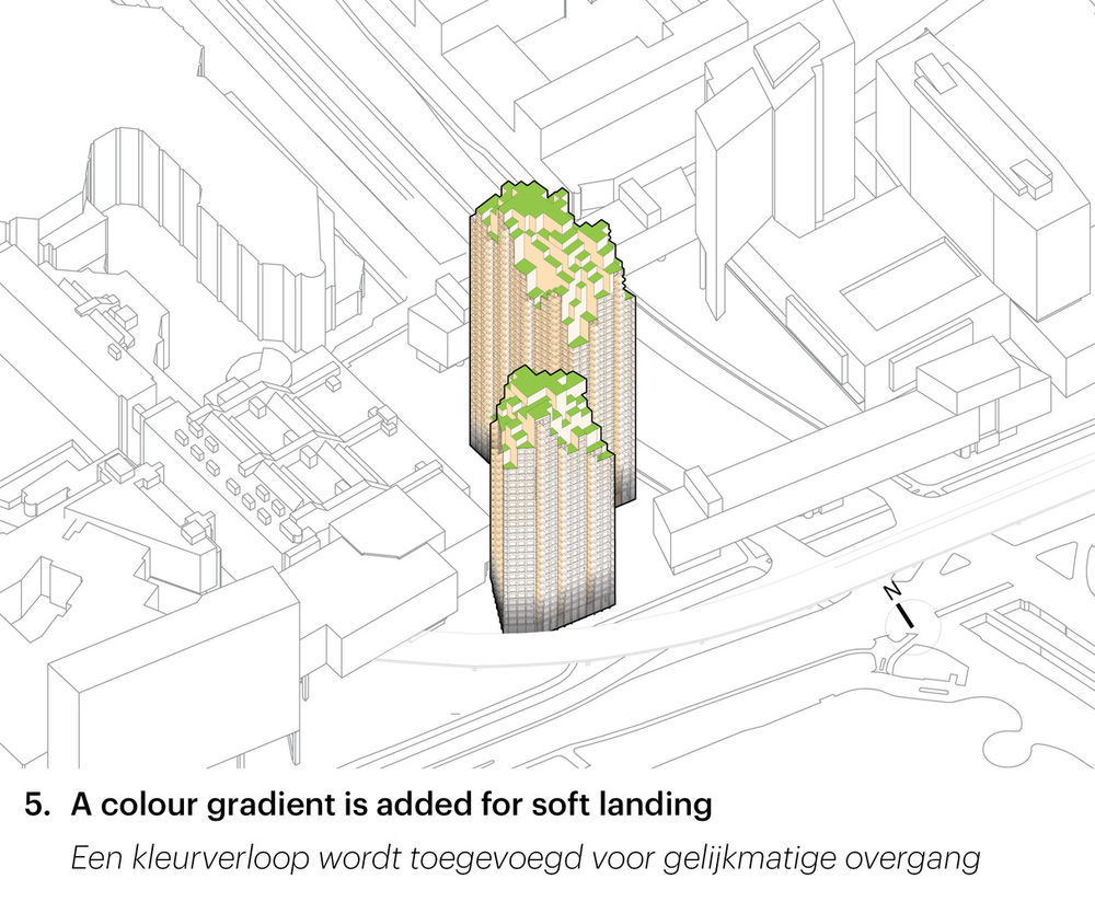 荷兰 MVRDV 设计完成 Grotius Towers，独特梯田式公寓楼成为城市新地标