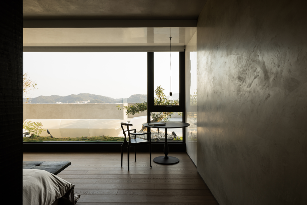 山峦与海湾共生，现代简约海景之家