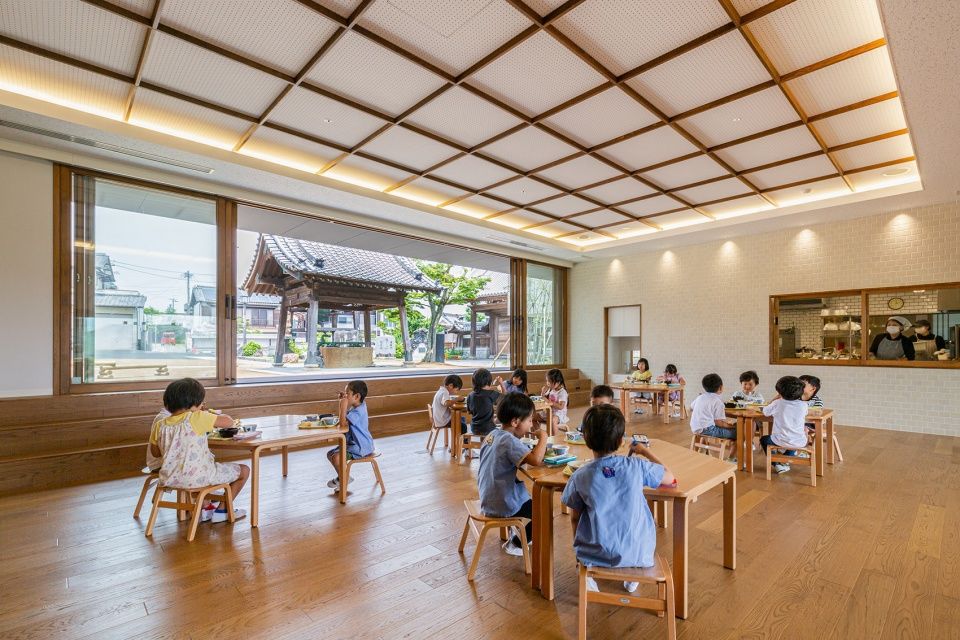 融入寺庙文化的五感幼儿园设计
