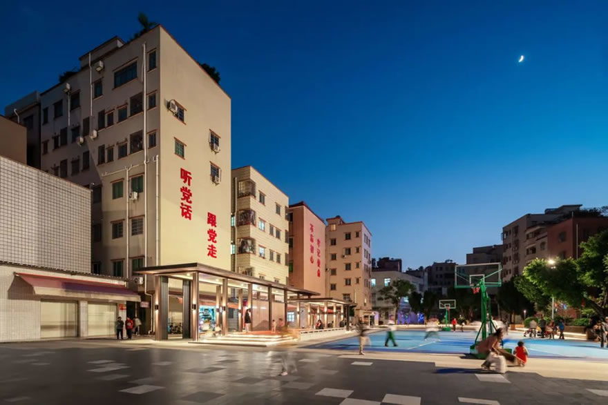 广州大朗党群文化广场 | 榕树下的活力社区