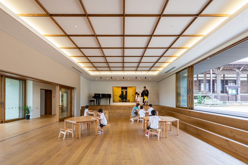 融入寺庙文化的五感幼儿园设计