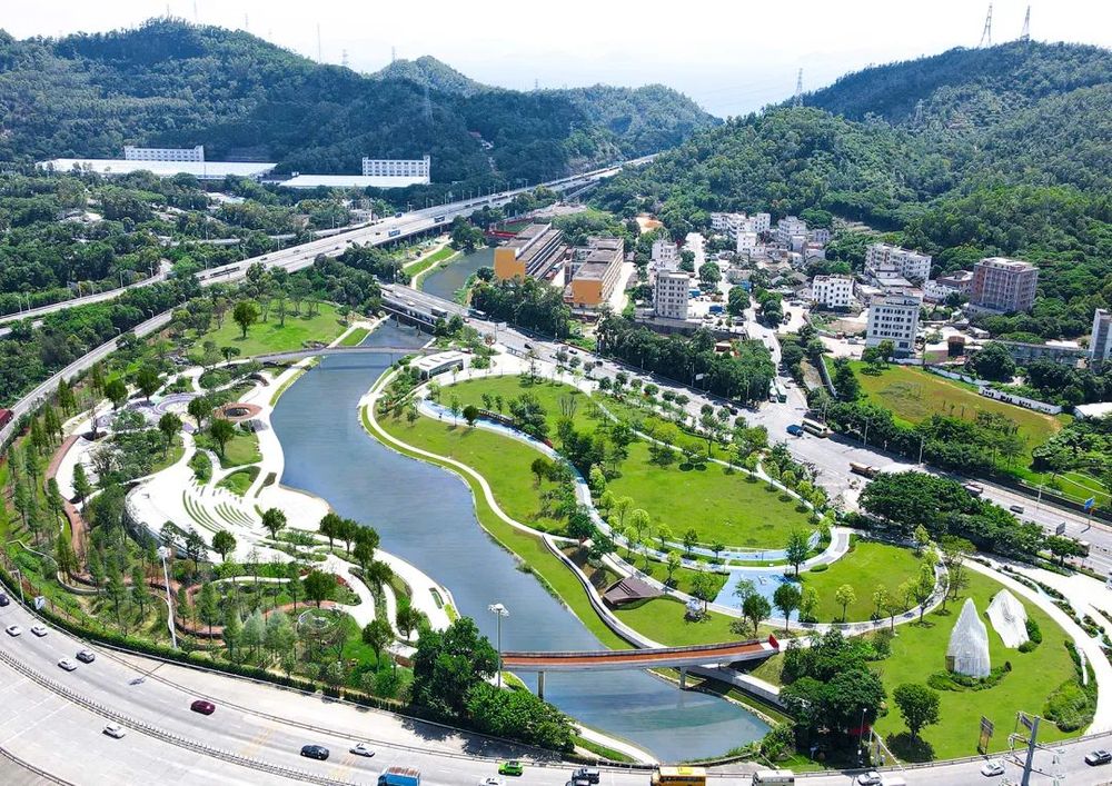 葵涌河景观提升工程 | 红色文化与生态景观的完美融合