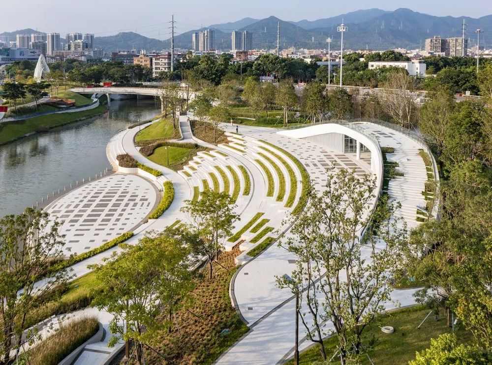 葵涌河景观提升工程 | 红色文化与生态景观的完美融合