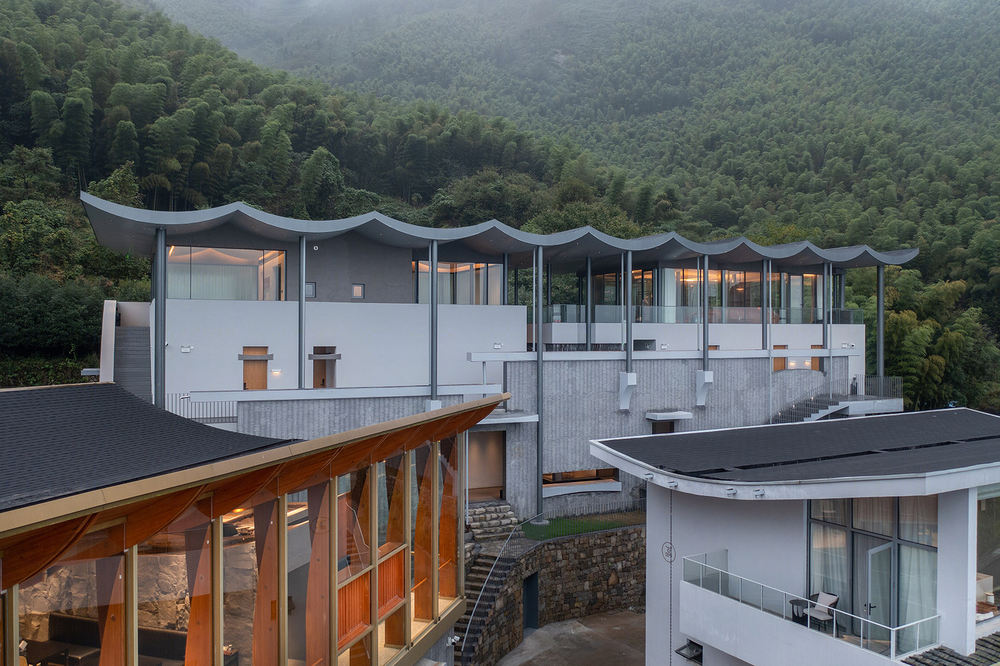 桐庐雨屋民宿 | 顺水六式重力与雨水的显形表达