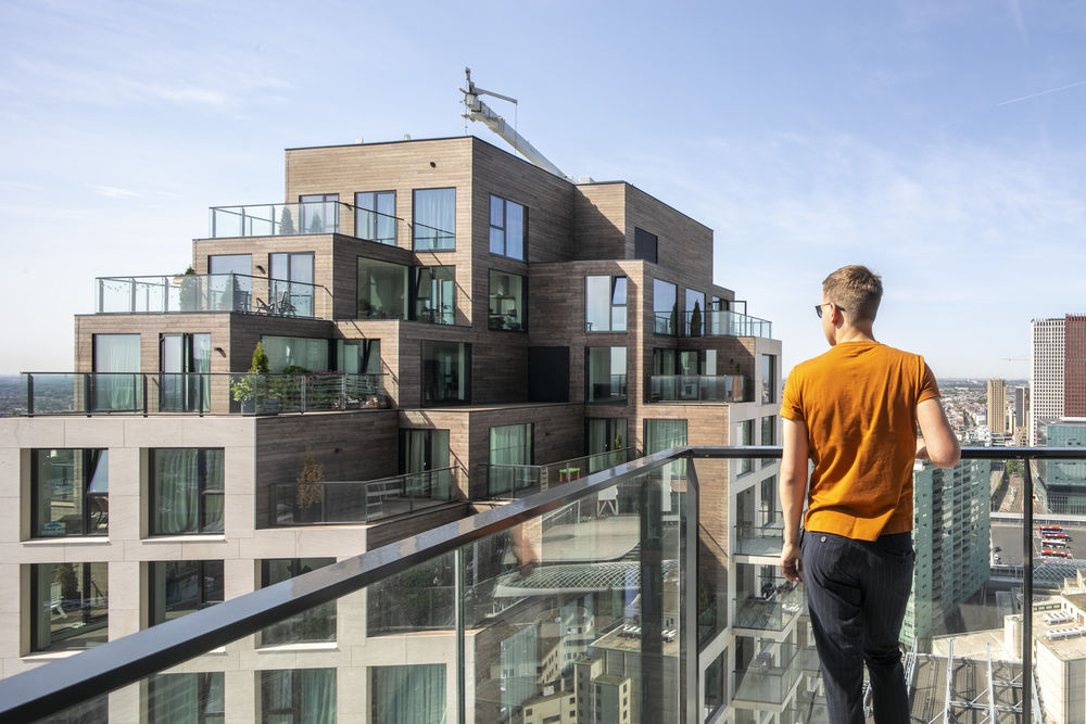 荷兰 MVRDV 设计完成 Grotius Towers，独特梯田式公寓楼成为城市新地标