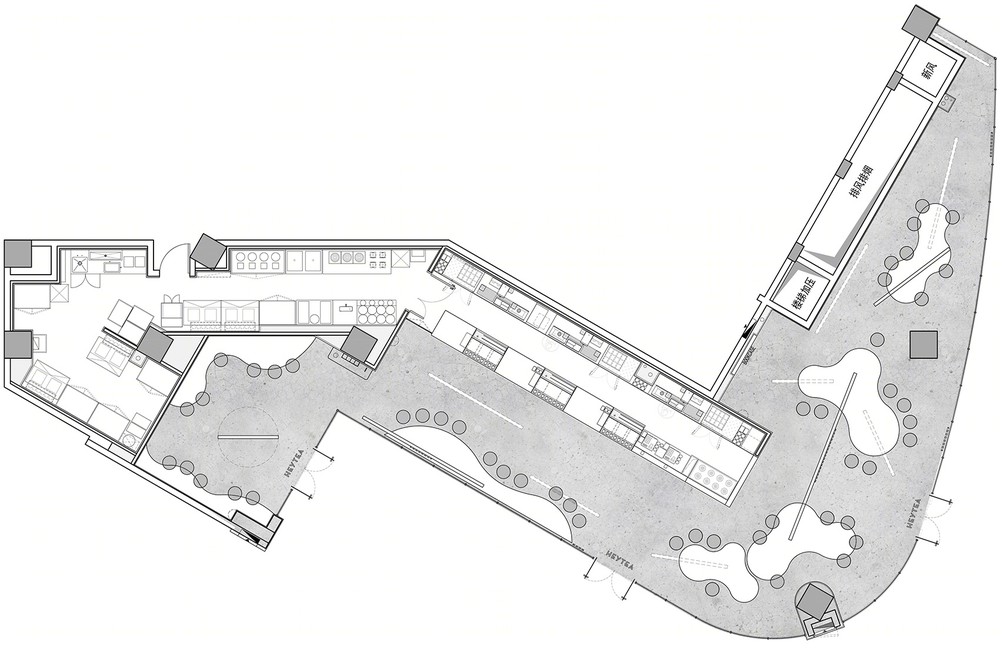 喜茶天津大悦城 DP 店 | 云端白日梦，文学与建筑的完美融合