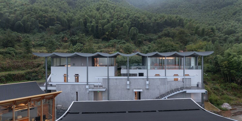 桐庐雨屋民宿 | 顺水六式重力与雨水的显形表达