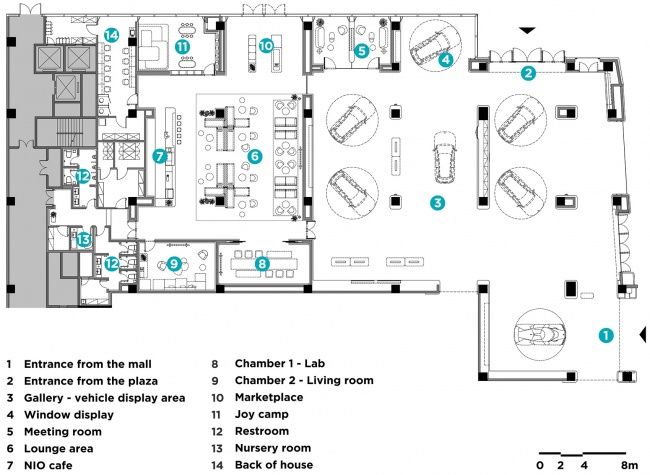 深圳蔚来中心 | NIO House 的现代艺术展示空间