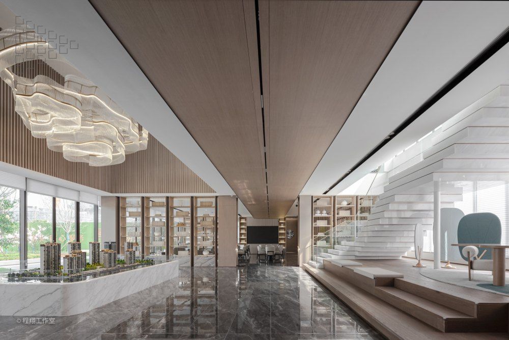 现代简约售楼处实景拍摄案例｜鲲誉设计 KUNYU-DESIGN 作品