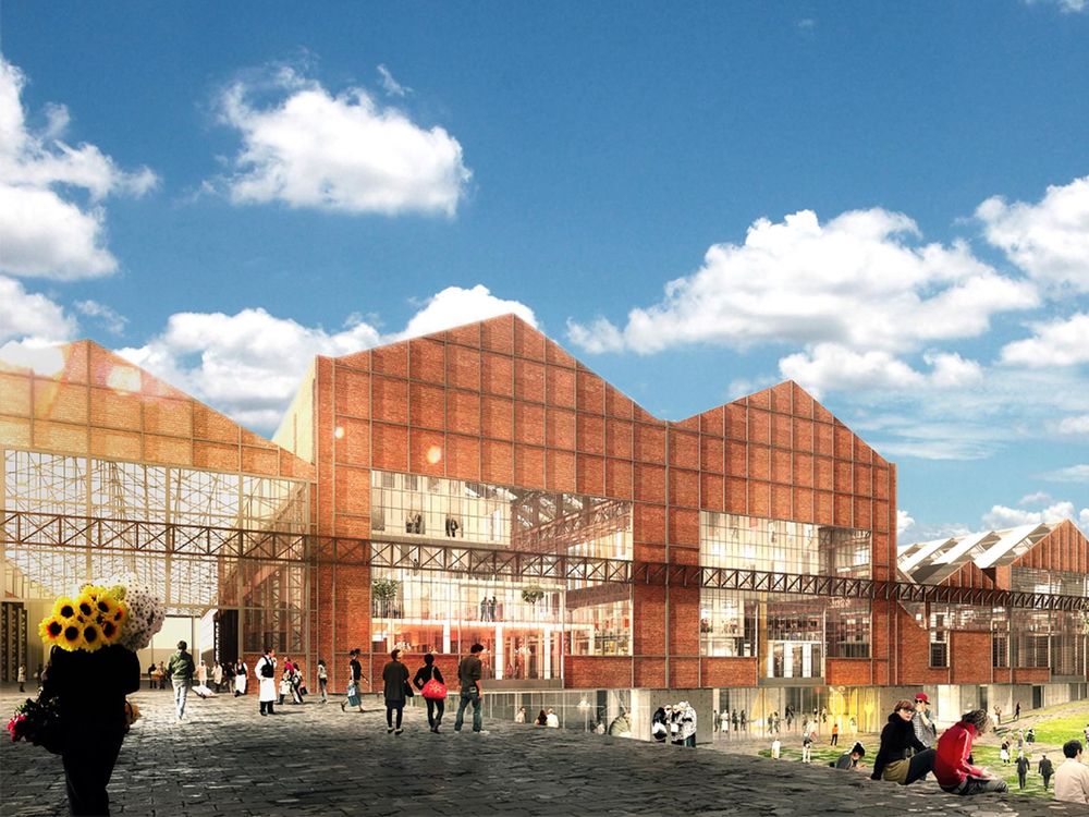 绿意盎然的城市山谷 | MVRDV 打造工业遗址上的酒店管理学院