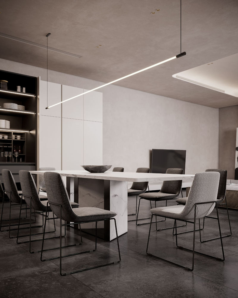 极简奢华！LeQB Architects 打造 504㎡三层别墅设计