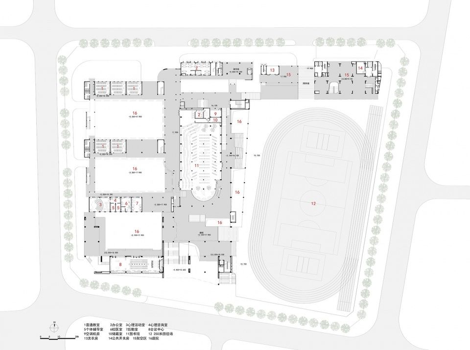 深圳南山麒麟中学改扩建工程 | 有机整体、空间拓展