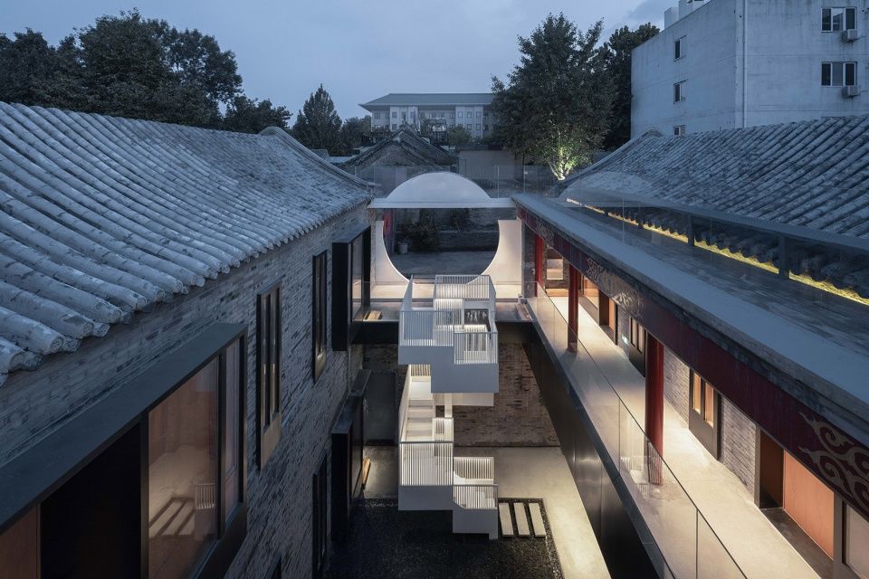 北京北锣鼓巷 91 号四合院 | 新旧对话的空间艺术