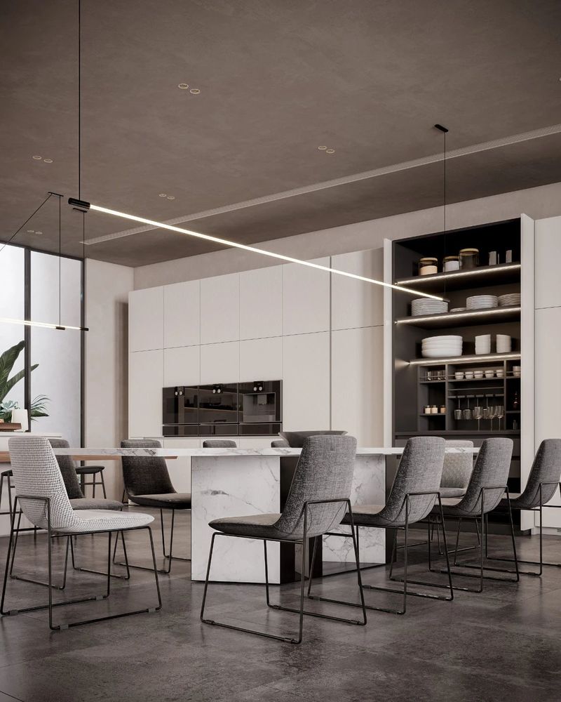 极简奢华！LeQB Architects 打造 504㎡三层别墅设计