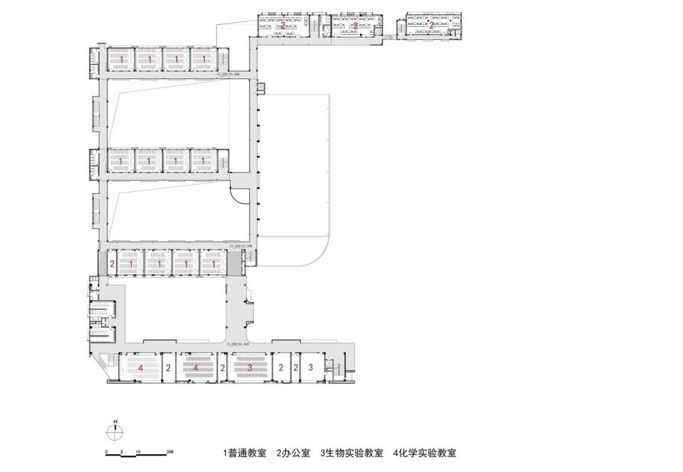 深圳南山麒麟中学改扩建工程 | 有机整体、空间拓展