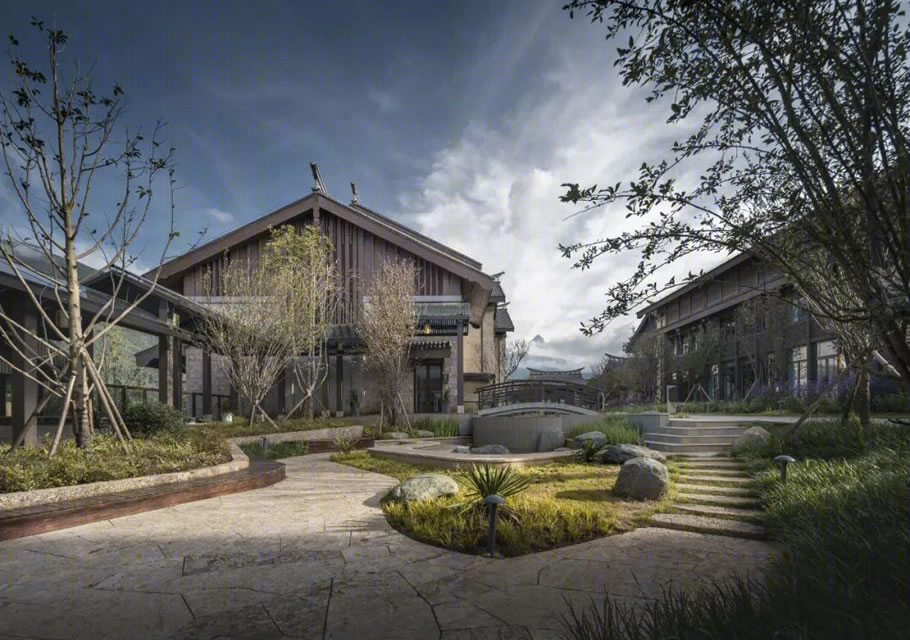 丽江 Club Med 度假村 | 雪山下的建筑诗篇