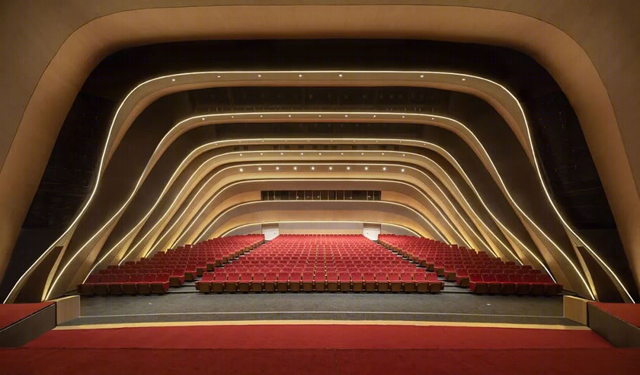 响水 800 人多功能剧院 | 弹性声学概念打造沉浸式观演体验