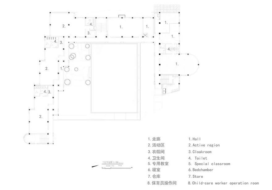 上海徐汇科技幼儿园 | 环形动线带动空间活力