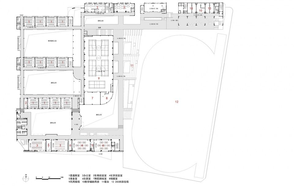深圳南山麒麟中学改扩建工程 | 有机整体、空间拓展