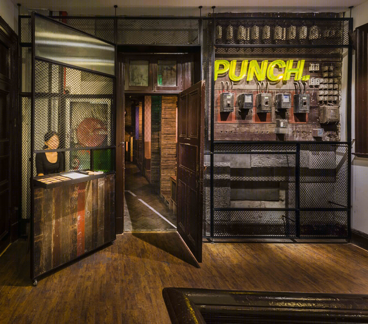 上海 Logans Punch 酒吧——旧材料的新生机