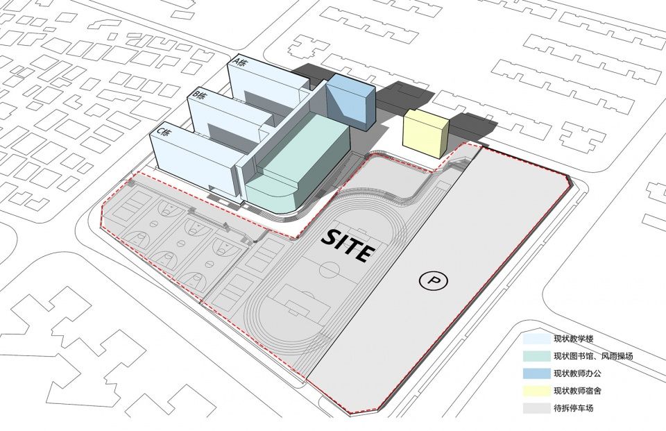 深圳南山麒麟中学改扩建工程 | 有机整体、空间拓展