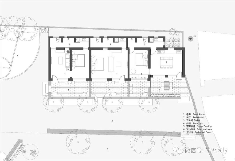 暖山小院 | 顺应自然的京郊帐篷露营地改造设计