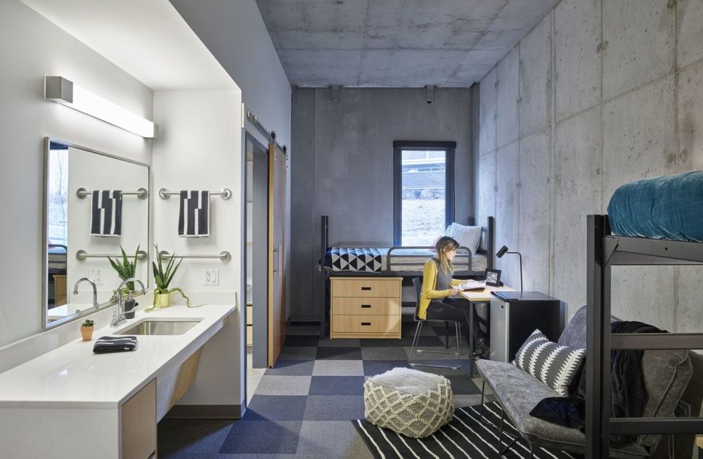 Kansas City Art Institute 丨 Barbara A. Marshall Residence Hall 丨 Helix Architecture + Design