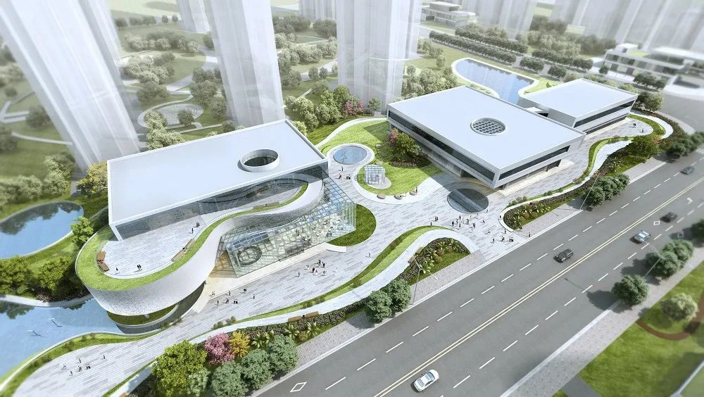 双鹤湖示范区——全生命周期建筑设计，实现售楼处功能转换