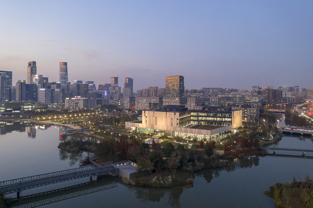 宁波市图书馆新馆 | 生态湿地中的文化绿洲