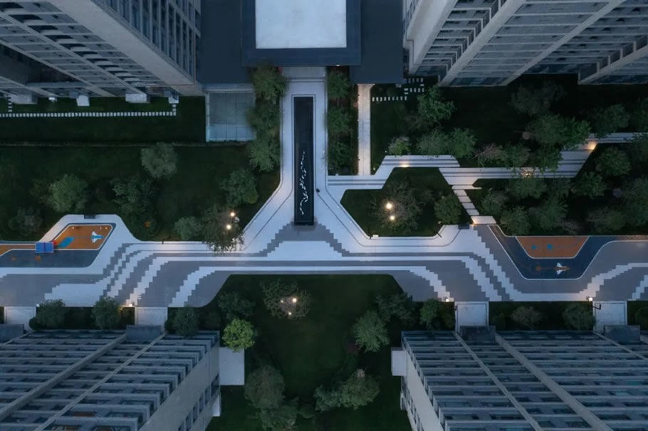 石家庄融创中心·融慧园 | 简约雅致的麦田景观设计