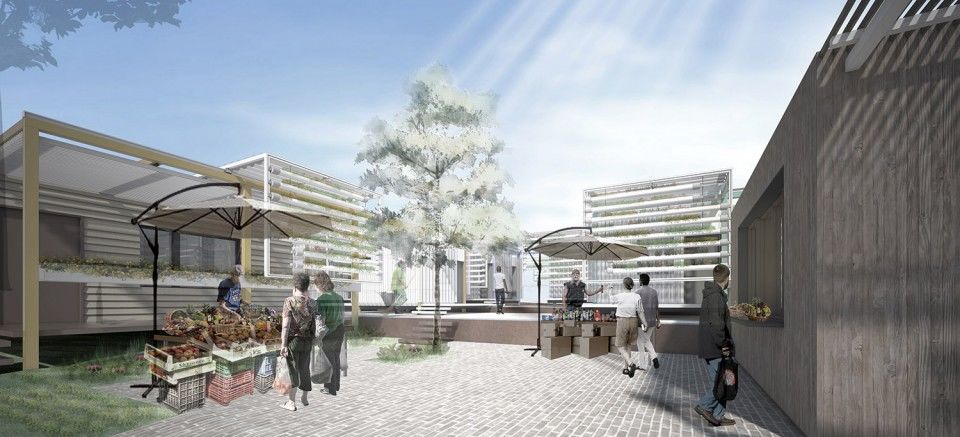 美国流浪者居住场所竞赛佳作——极小住宅社区