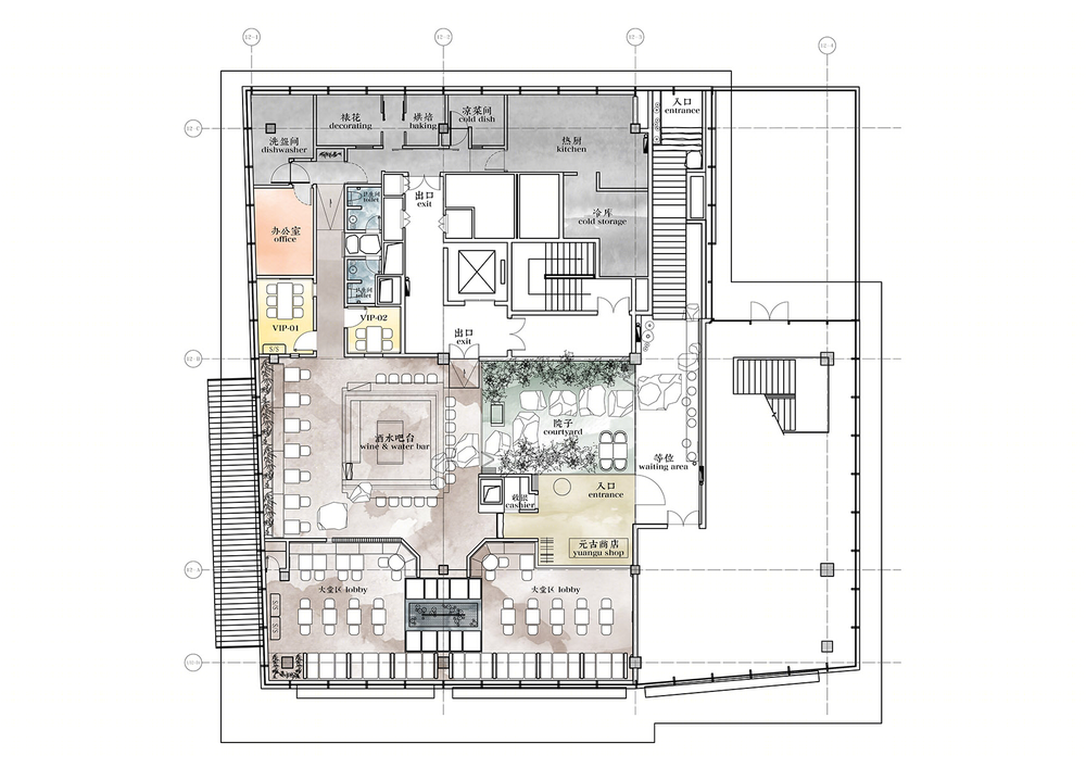 元古雲境（成都太古里店） | 自然氛围，庭院景观