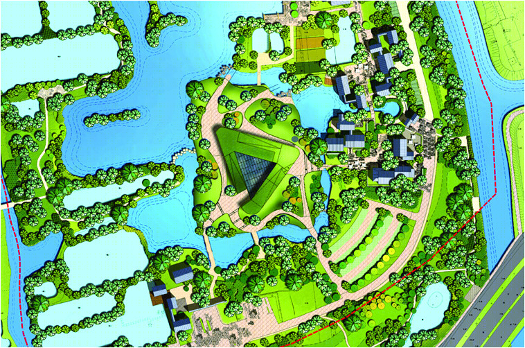 杭州西溪湿地游客中心——绿色建筑的典范