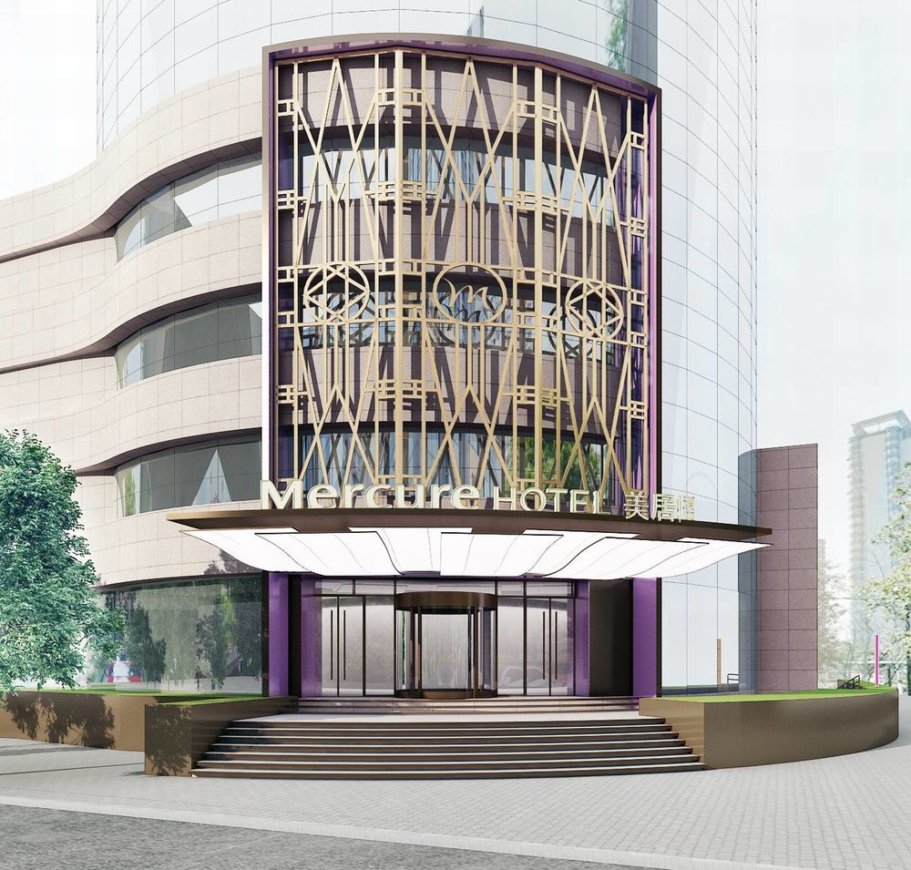 朱周设计 杭州西湖雅高美居酒店丨高清效果图+公区施工图+VI标识+高清摄影