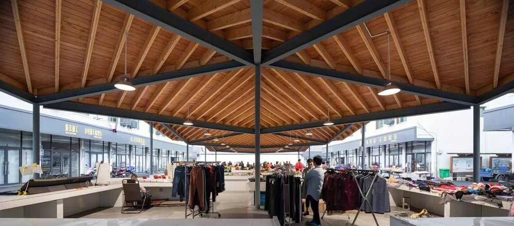 绍兴侠父村农贸市场改造，旧建筑新生