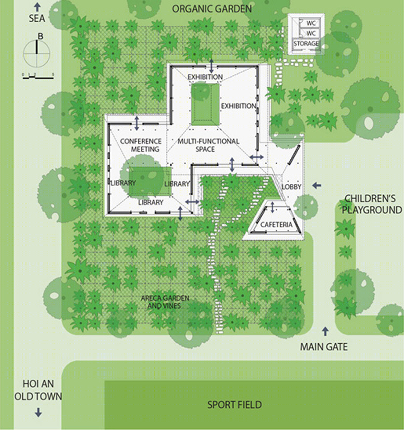 越南会安市 cam thanh 社区中心，1+1&gt;2 国际建筑股份公司设计