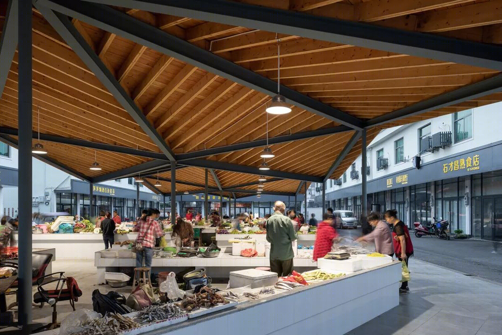 绍兴侠父村农贸市场改造，旧建筑新生