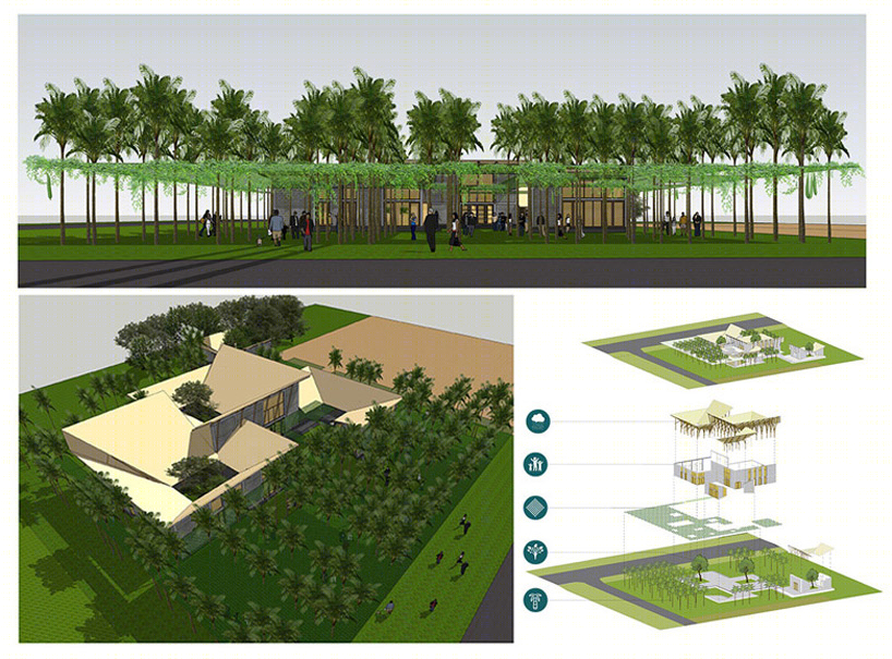 越南会安市 cam thanh 社区中心，1+1&gt;2 国际建筑股份公司设计