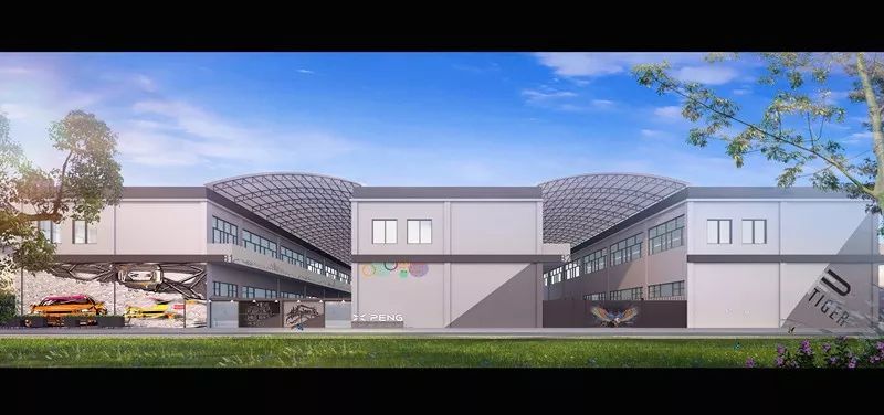 小鹏汽车办公楼 | 废弃检测中心的工业风变身